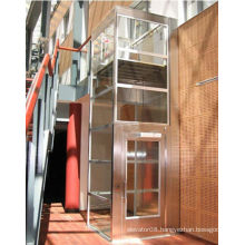 Machine Roomless Villa Elevator with Stainless Steel Mirror